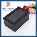 Llavero Caja de papel con ventana de PVC transparente (CMG-AUG-017)